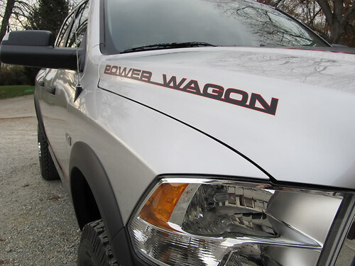 2 DODGE RAM POWER WAGON TRUCK Vinyl Decals Stickers