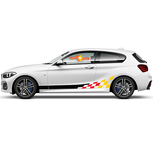 2x Vinyl Decals Graphic Stickers side bmw 1 series 2015 rocker panel track Garmany
