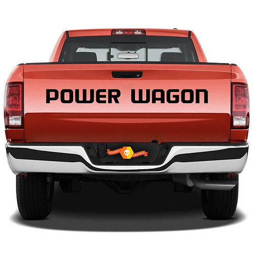 2 POWER WAGON TRUCK Vinyl Decals Stickers