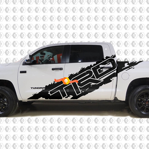 Toyota Tundra Custom Side Sticker Decal Truck Wrap Splash - TRD SIDE