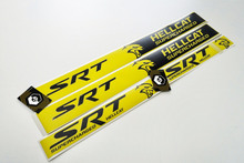 Dodge Challenger Charger Hellcat Door Sill Stickers Decals SRT Hemi any colors 3