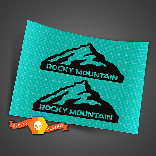 Jeep Rubicon Wrangler Rocky Mountain Side Wrangler Decal Graphics Sticker