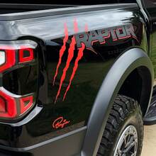 Ford F150 Raptor Claw 2 Colors Side Bed Graphics Decal sticker 3