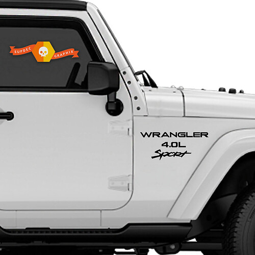 Jeep Wrangler Sport 4.0 STICKERS DECALS KIT YJ TJ