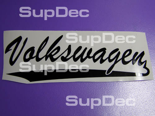 volkswagen lettering Sticker Decal