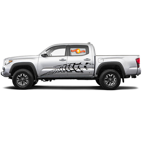 2015 2021 Toyota Tacoma LARGE SIDE Doors VINYL DECAL STICKER GRAPHICS