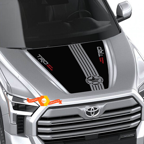 New Toyota Tundra 2022 Hood TRD SR5 Military Star Wrap Decal Sticker Graphics SupDec Design