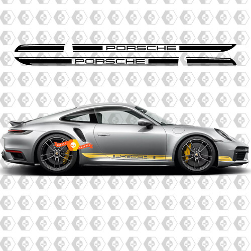 Porsche 911 Turbo ପକ୍ଷ ପ୍ରଷ୍ଠାନ୍ତ କିଟ୍ ଡେକଲ୍ ଷ୍ଟିକର୍
