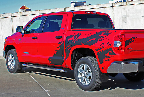 2 side TOYOTA TRD TACOMA mud splash GRAPHICS Stickers Decals  bedside VINYL