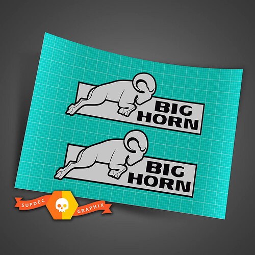 2x Logo Side Isuzu Trooper Truck Vinyl Sticker Decal Graphic