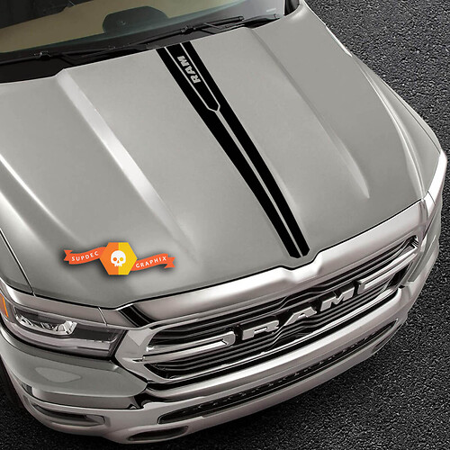 New Center Hood Graphics Vinyl Decal vinyl Sticker Dodge Ram 1500