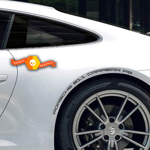 2 Porsche 911Carrera RS Side Decal Wheel Arches Kit Decal Sticker 