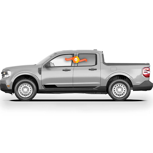 Pair Ford Maverick 2022 FX4 Graphics Decals Rocker Panel Maverick Stickers