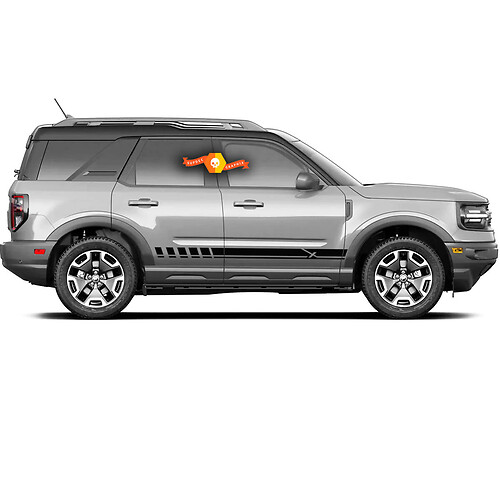 Pair Ford Bronco 2020-2022 Edition Rocker Panel Vinyl Decal Sticker Graphics Kit