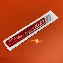 One Steering Wheel Challenger 50th Anniversary emblem domed Sticker Decal 2