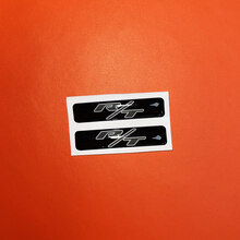 2x RT R/T Challenger/Charger/Durango Key Fob Inlays emblem domed Sticker Decal 2