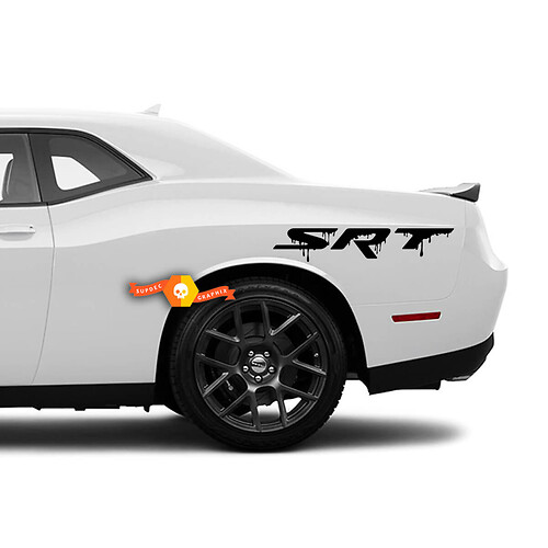 Pair Decal Graphics Paint Streaks Vinyl Vehicle Dodge SRT Hemi Mopar Charger SRT 392  Challenger SRT Stickers