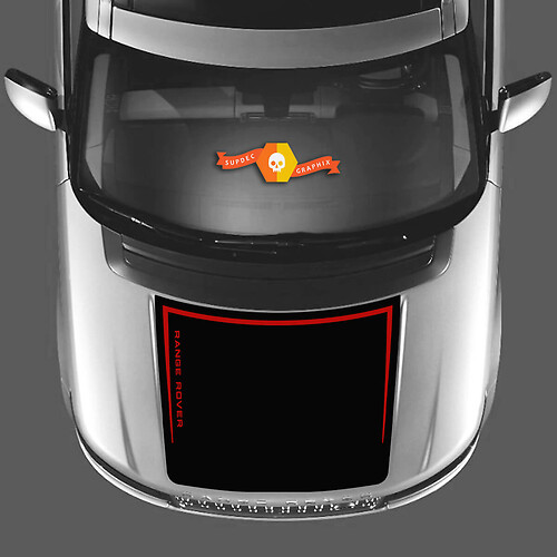 2 Colors Hood Decal Stickers Vinyl Graphic RANGE ROVER Vogue L405 2013 2017 