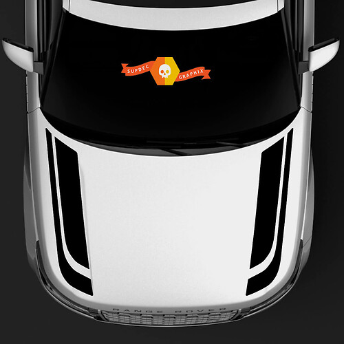 New Hood Decal Stickers Vinyl Graphic kit  For RANGE ROVER Vogue L405 2013 2017 