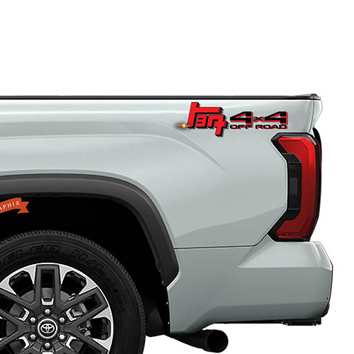 TEQ Toyota tundra Tacoma 4x4 off road Side Bedside Decal Vinyl Sticker