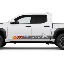 TRD Heritage Retro Mountains Side Rocker Panel Decals Stickers for Toyota Tacoma 2