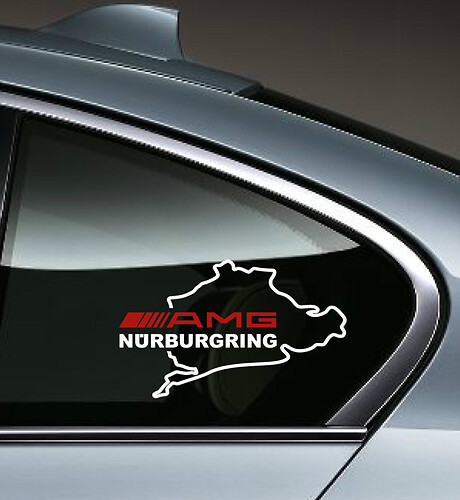 AMG NURBURGRING Mercedes Benz C55 CLK E55 CLS63 ඩිකාල් තිරය
