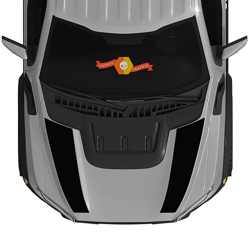 Ford Raptor 2023 F150 SVT Hood Vinyl Stickers Decals graphics kit stripe 2022+
