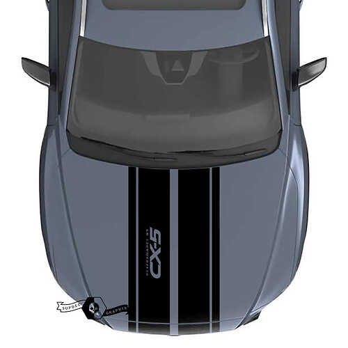 Dual Stripes for hood deals stickers Fits MAZDA CX-5