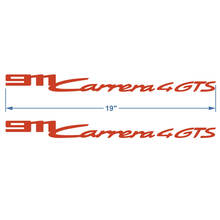 2x Porsche Porsche 911 Carrera 4 GTS Signature Side Doors Decals Stickers 2