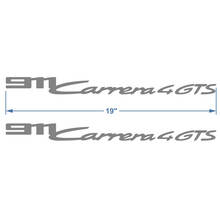 2x Porsche Porsche 911 Carrera 4 GTS Signature Side Doors Decals Stickers 3