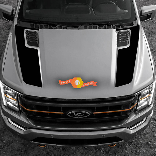 2023 Ford F-150 Tremor Hood Graphics 2022 2023 Ford Vinyl Stickers Decals