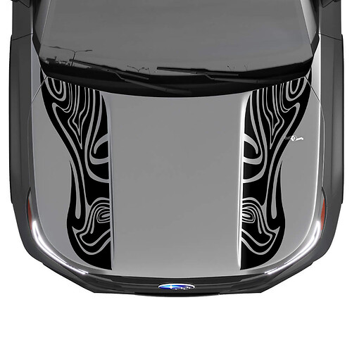 Hood Graphics Vinyl Stickers Decals fit Suba Forester
