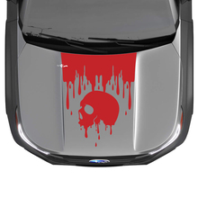 Hood Skull Blood Graphics Vinyl Stickers Decals fit Suba Forester 3