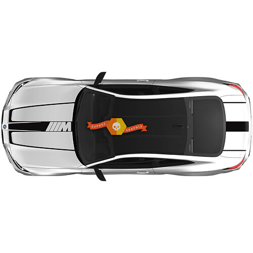 2023 BMW M4 G82 M Performance Hood Trunk vinyl decal sticker