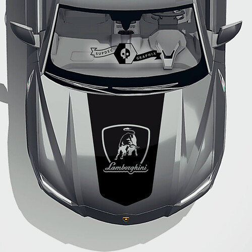 Lamborghini Urus 2021 2022 2023 Hood Vinyl Decal Sticker Graphics