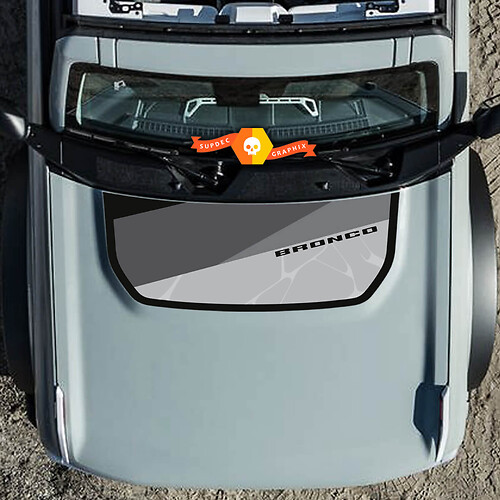 Hood Bronco Wrap Graphics Decal Sticker for Ford Bronco
