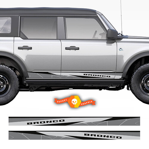 Side Bronco Graphics Decal Sticker for Ford Bronco