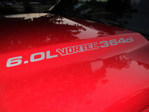 2 sets 6.0L VORTEC 364 ci HOOD Stickers Decals CHEVY TRUCK 4X4