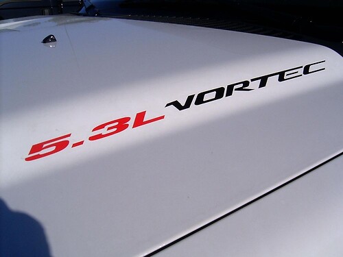2 sets 5.3L Chevrolet VORTEC Hood sticker decals emblem Chevy Silverado GMC Sierra Avalanche