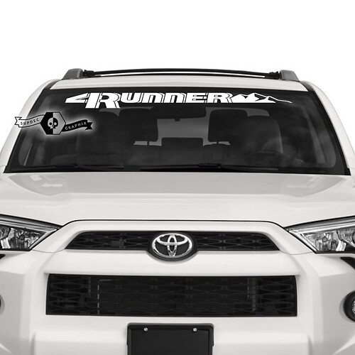 4Runner 2023 Windshield Mountain Vinyl Logo Decals Stickers for Toyota 4Runner TRD 