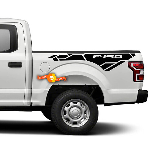 Pair Side Stripe Bed Decals Graphics Vinyl Sticker For Ford F150 F-150