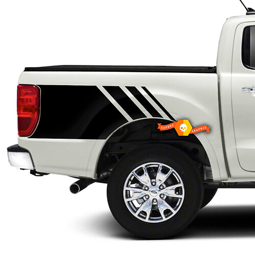 Pair Side Stripe Bed Decals Wrap Graphics Vinyl Sticker For Ford F150 F-150