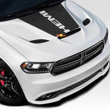 Hood Insert Dodge Durango SRT Hemi Blackout Sticker Decal 2