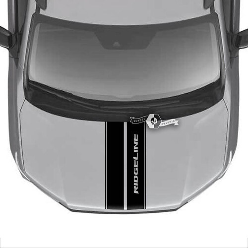 Hood Honda Ridgeline Stripe Logo Vinyl Trim Decal Stickers Sticker Graphics