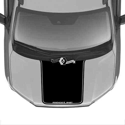 Hood Honda Ridgeline Stripe 2020 2021 2022 2023 Trim Center Vinyl Decal Stickers Sticker Graphics SupDec Design