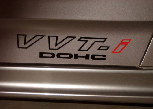 vvt-i vvti decal sticker red Celica Scion tc xB Matrix