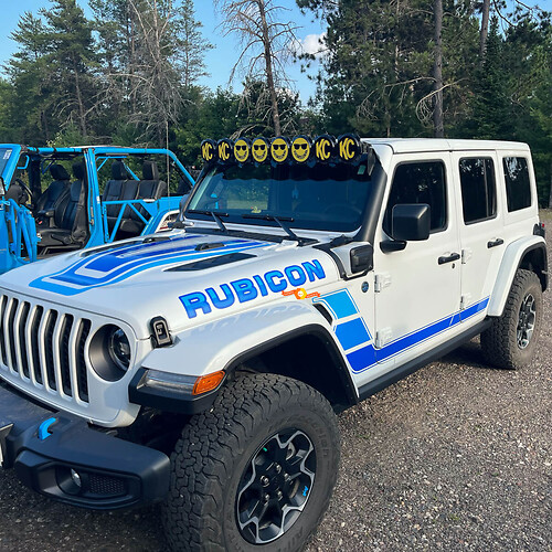 Jeep Wrangler JL 2023 Retro Rubicon Kit Vinyl Sticker Decals Kit 1