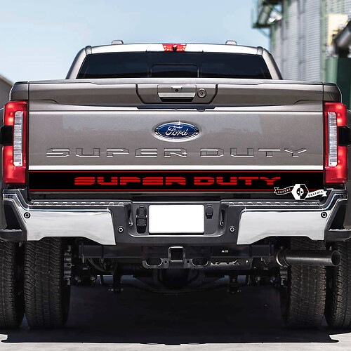 Tailgate Ford Super Duty 2023 Logo Vinyl Decals Stickers Graphics 2 Colors
