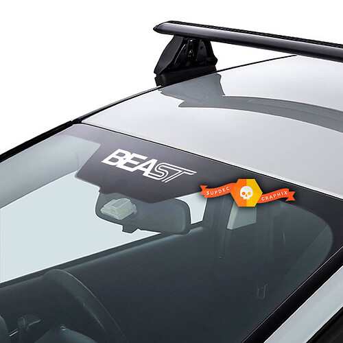 Ford Focus Fiesta Beast St Logo Banner Window Sticker Decal Graphic