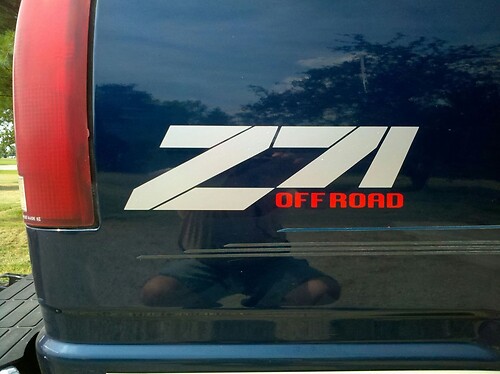 88-98 Chevrolet GMC silverado sierra Z71 bedside Stickers Decals pair